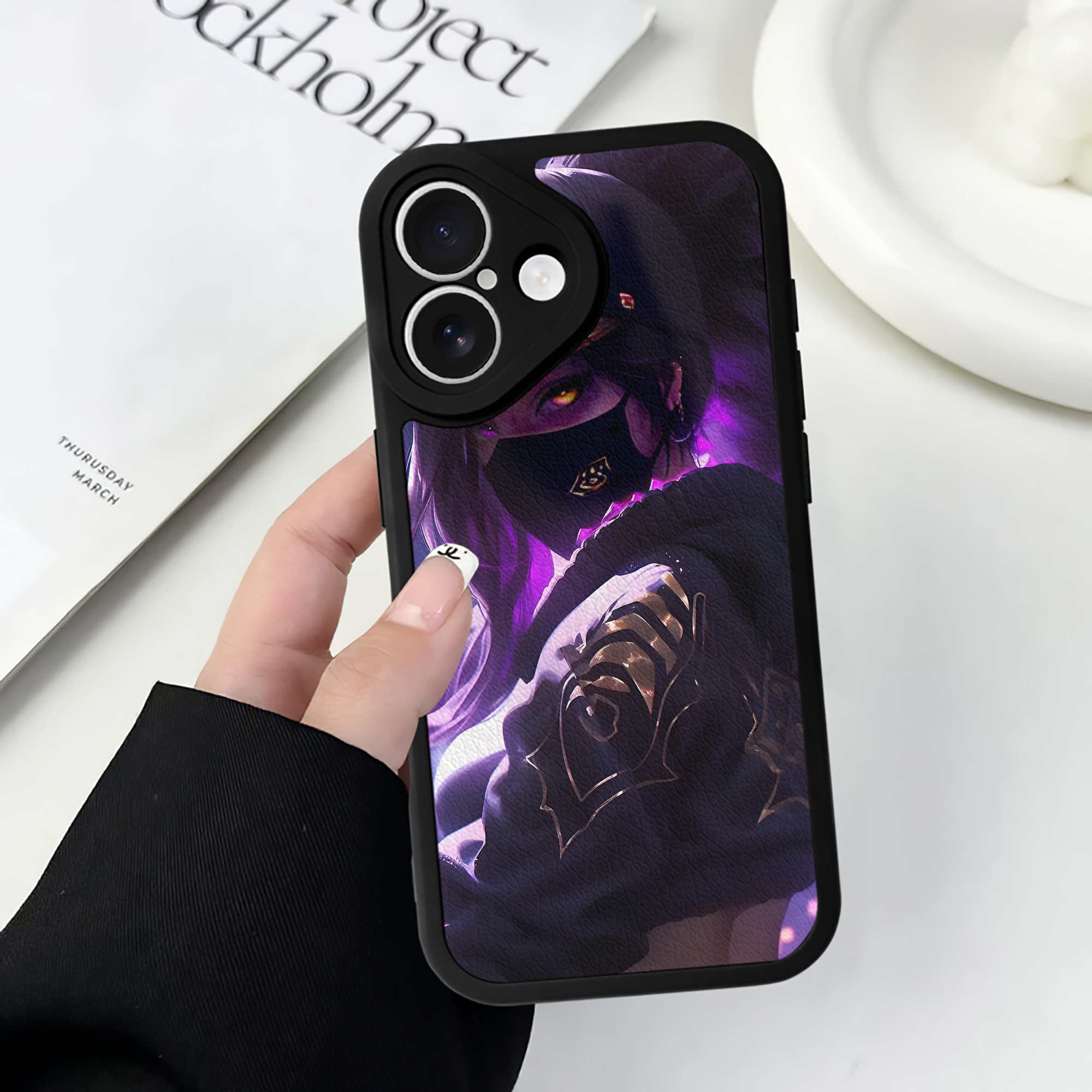 リーグ・オブ・レジェンド League of Legends LOL 【iPhone 16シリーズ対応】シリコンスマホケース（レザー調） 材質：シリコン